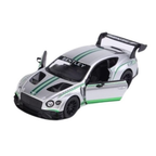 Bentley Continental GT3 1:36 Kinsmart | 5'' Die Cast Metal, Doors Openable, Pull Back Action |