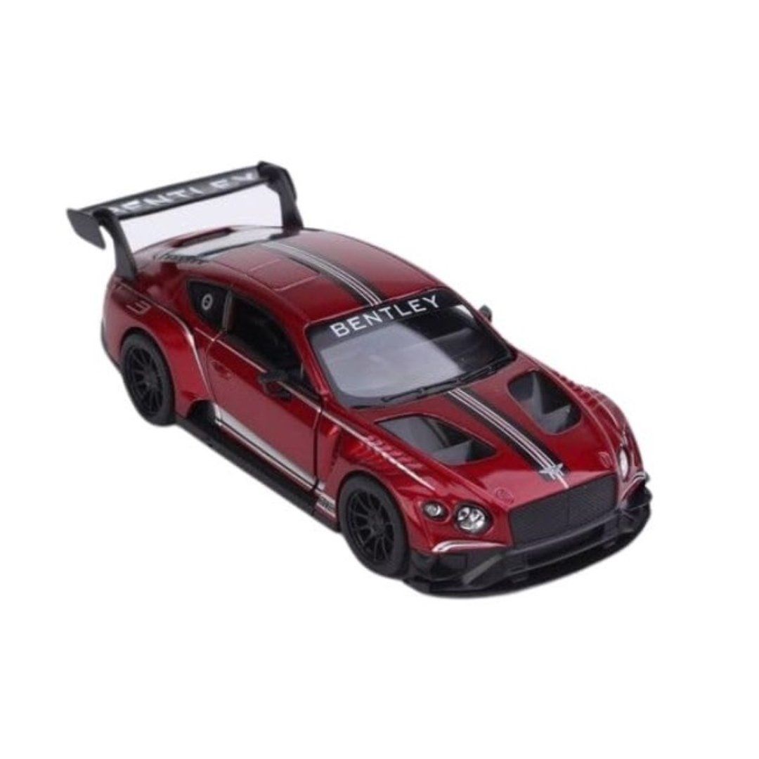 Bentley Continental GT3 1:36 Kinsmart | 5'' Die Cast Metal, Doors Openable, Pull Back Action |