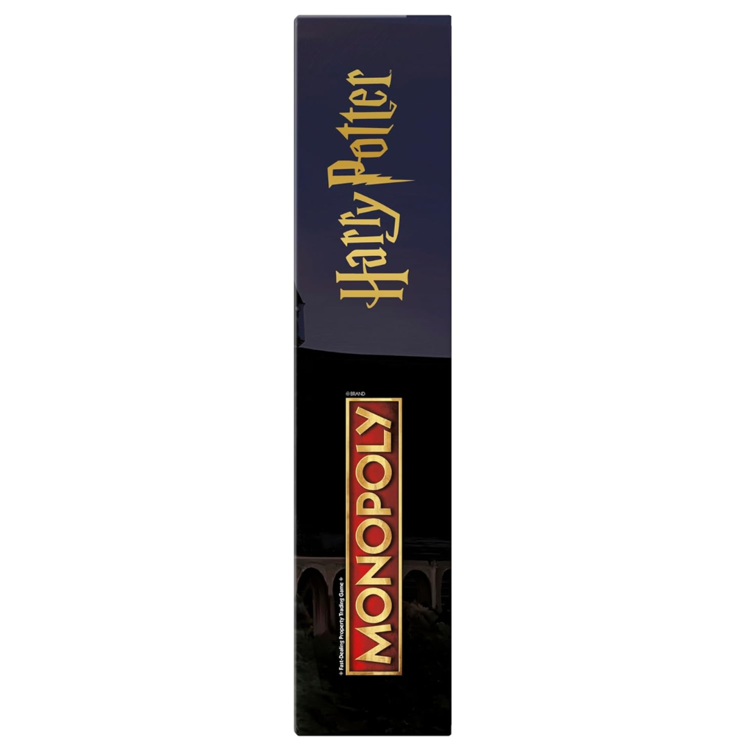 Monopoly Harry Potter Edition Board Game | A Magical Adventure at Hogwarts | Ages 8 and Up | 2 to 6 Players | Family Games | Gifts for Kids and Adults