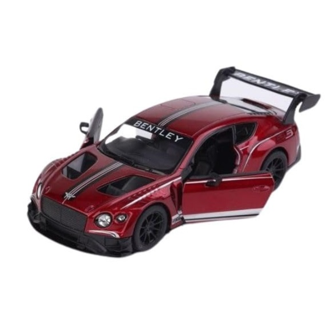 Bentley Continental GT3 1:36 Kinsmart | 5'' Die Cast Metal, Doors Openable, Pull Back Action |