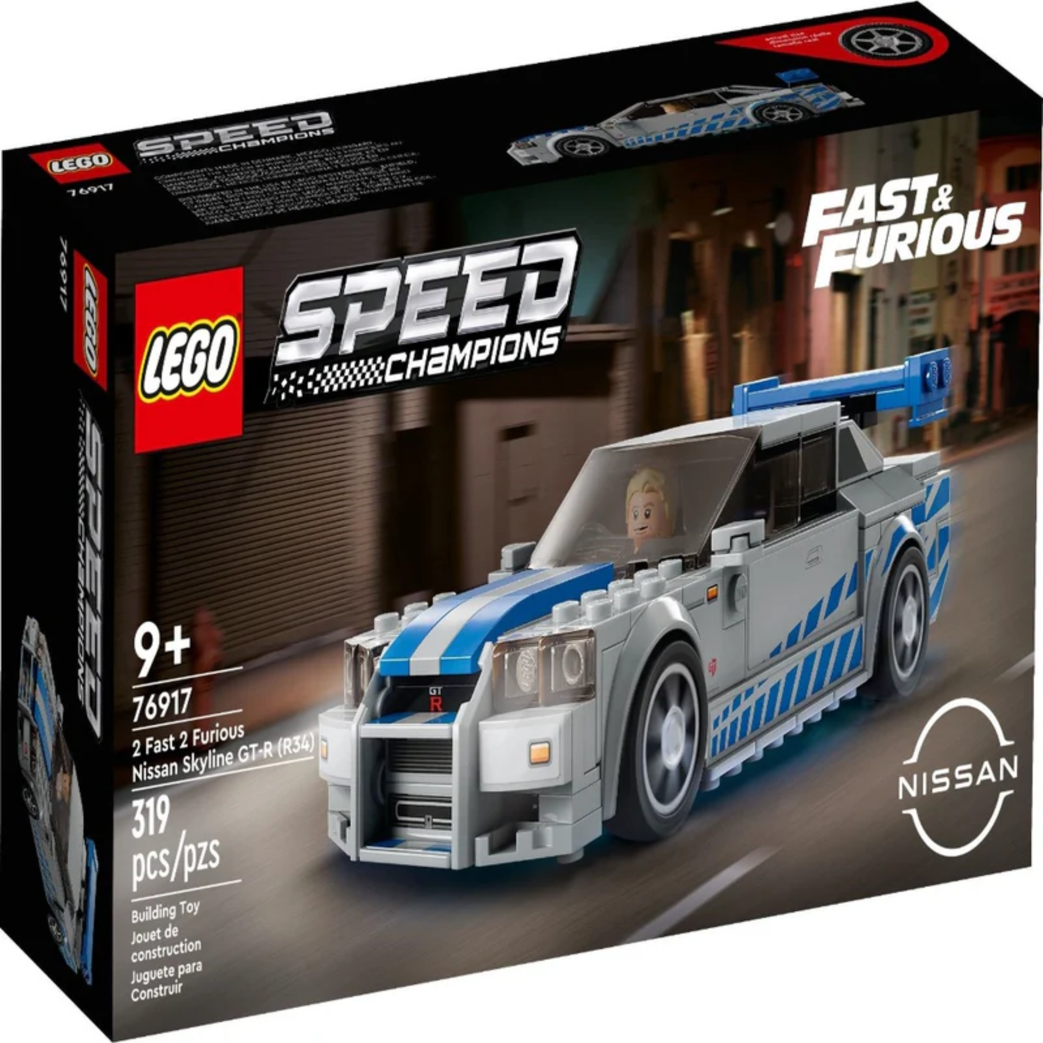 LEGO 76917 Speed Champions Fast 2 Furious Nissan Skyline GT-R (R3