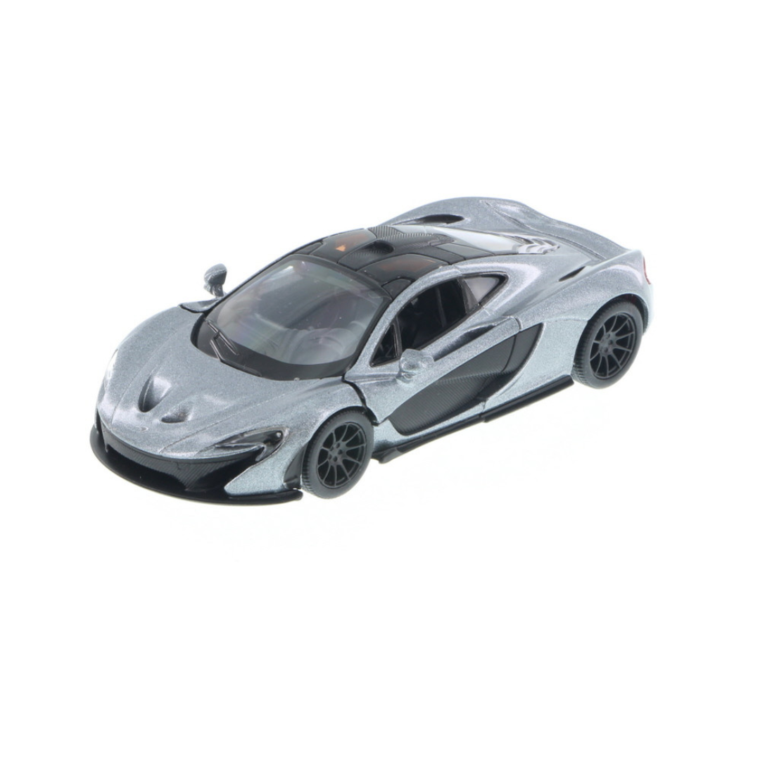 McLaren P1 (Dark Grey) Kinsmart 1:36| 5'' Die Cast Metal, Doors Openable, Pull Back Action |