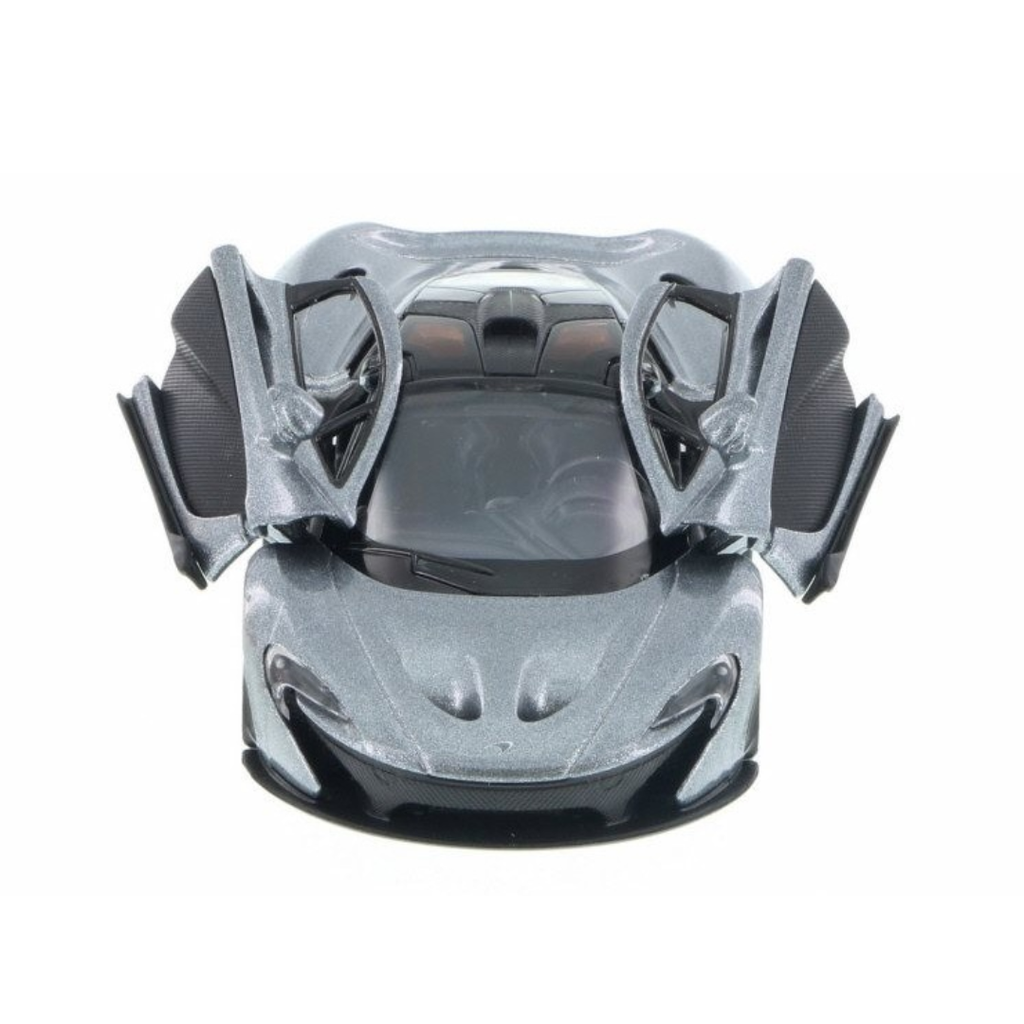 McLaren P1 (Dark Grey) Kinsmart 1:36| 5'' Die Cast Metal, Doors Openable, Pull Back Action |