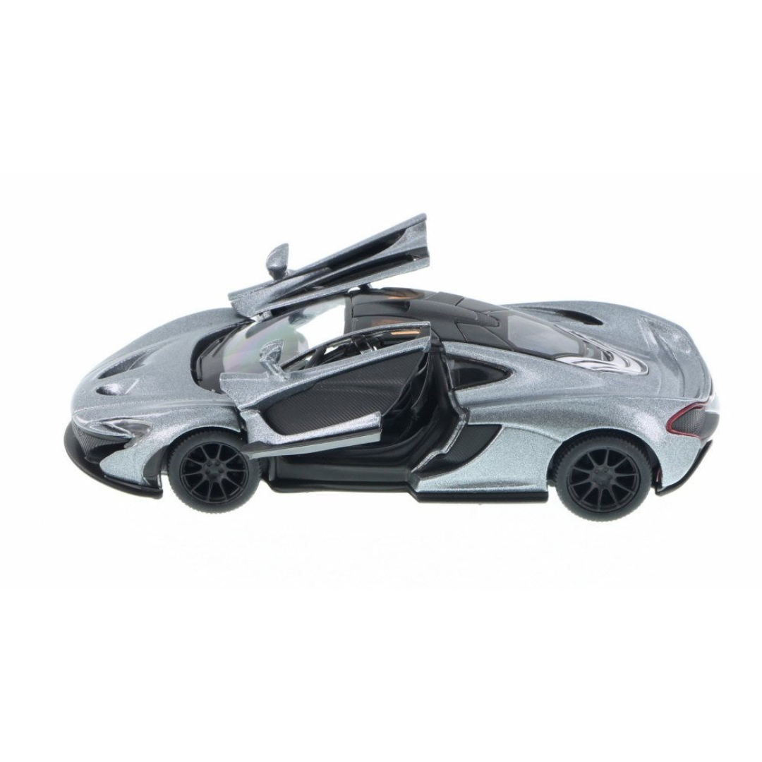 McLaren P1 (Dark Grey) Kinsmart 1:36| 5'' Die Cast Metal, Doors Openable, Pull Back Action |