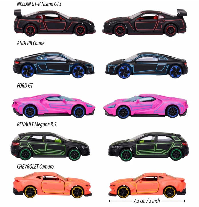 Light Racer Giftpack - 5 Pieces Majorette