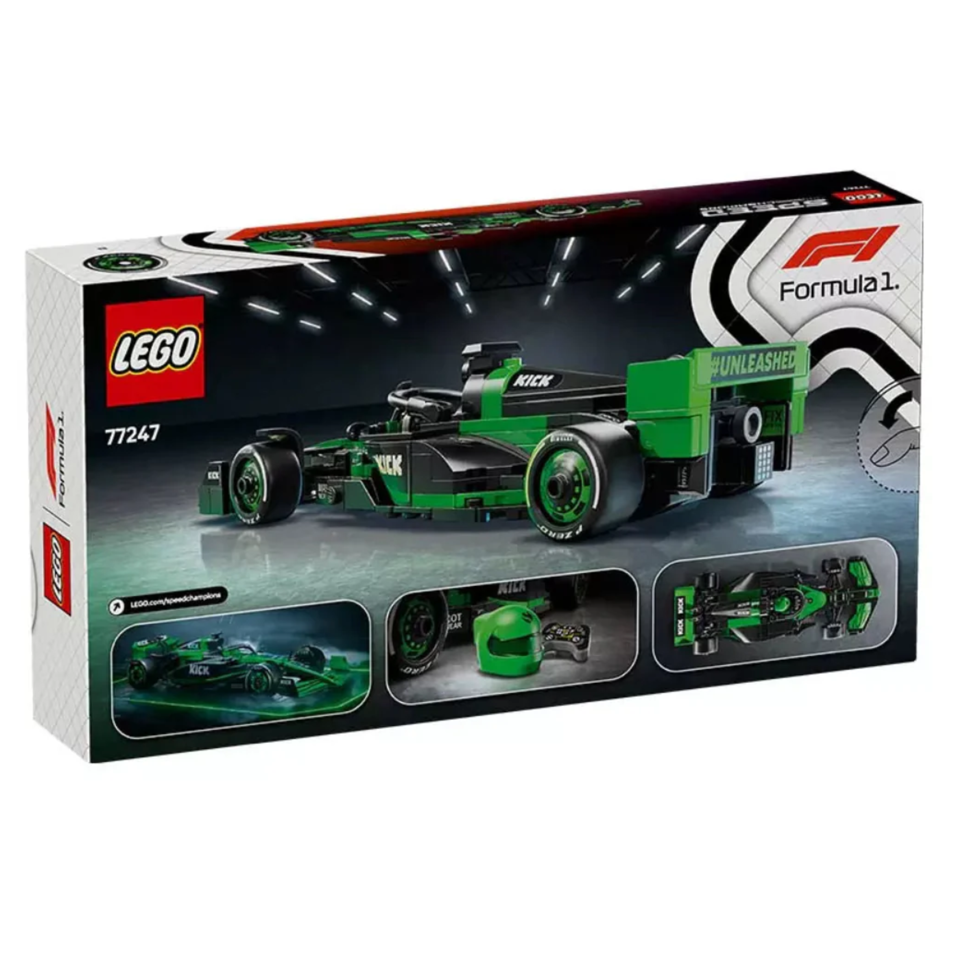 LEGO 77247 Speed Champions KICK Sauber F1 Team C44 Race Car (259 Pieces)