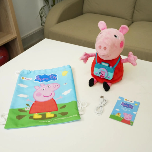 Peppa Pig | Interactive Plush Peppa Toy | Talking, Singing, Storytelling