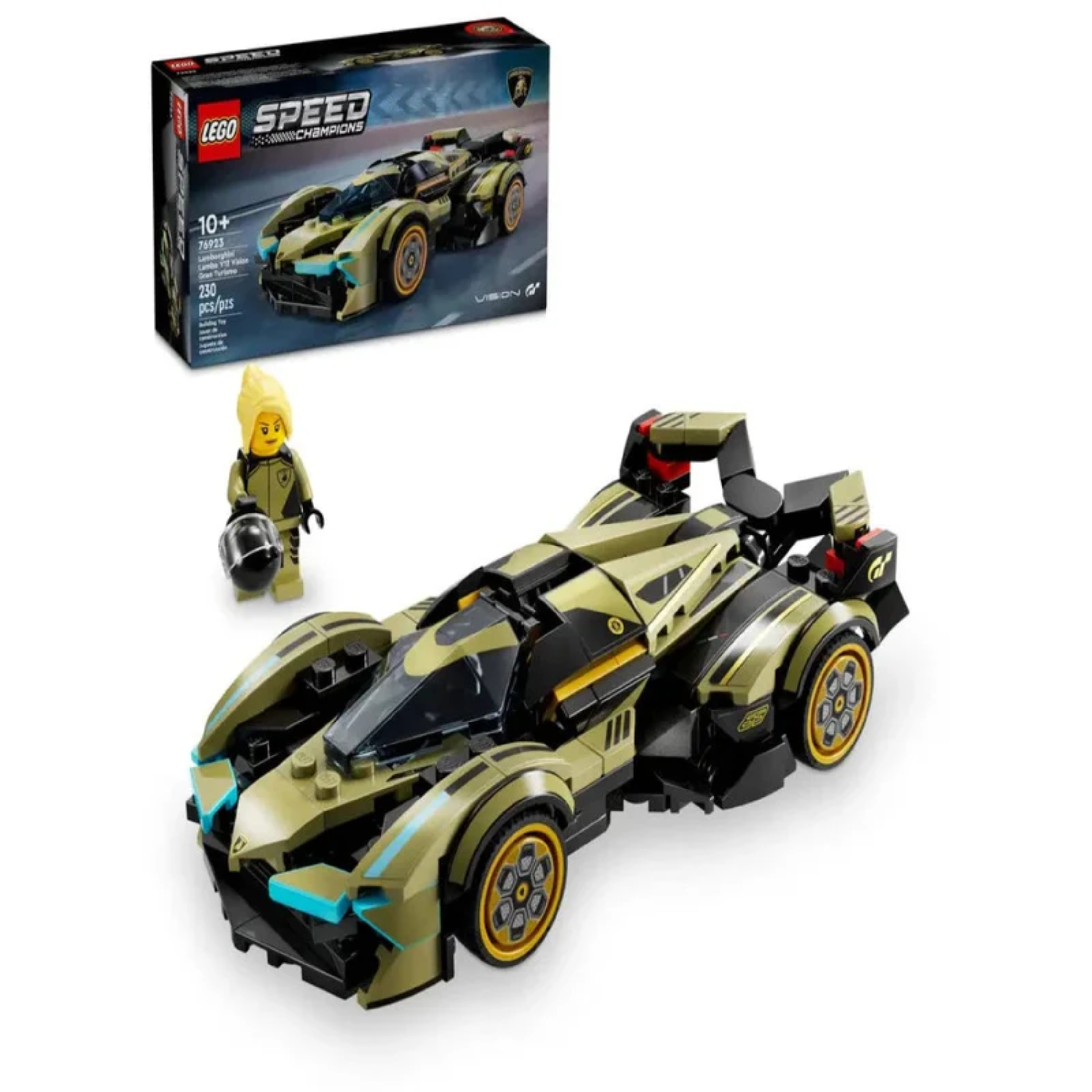 Lego 76923 Speed Champions Lamborghini Lambo V12 Vision GT Super Car (230 Pieces)