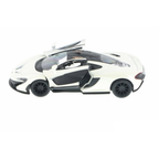 McLaren P1 (White) Kinsmart 1:36| 5'' Die Cast Metal, Doors Openable, Pull Back Action |