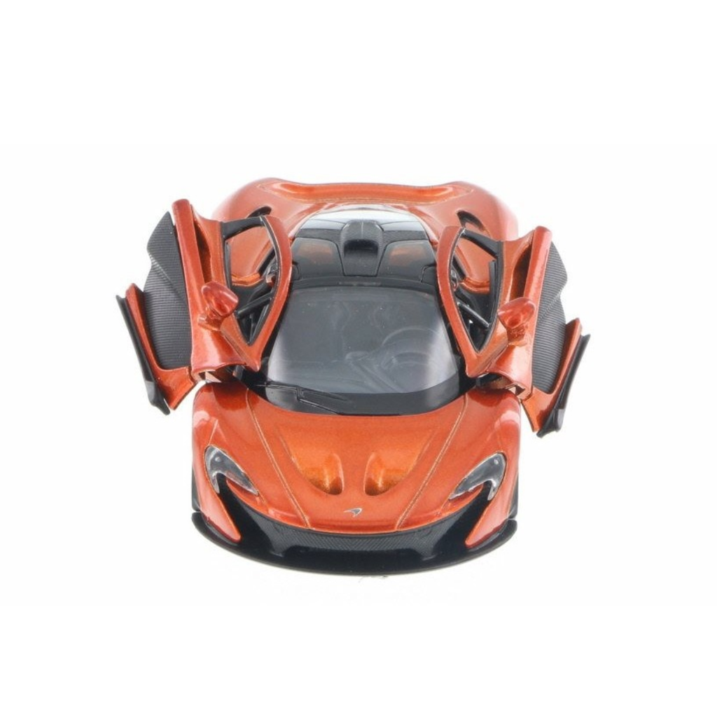 McLaren P1 (Orange) Kinsmart 1:36| 5'' Die Cast Metal, Doors Openable, Pull Back Action |