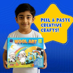 KREEDA- Sand Art & Wool Art | DIY Mess Free Craft Kit | Sand Art for kids and adults | DIY kit