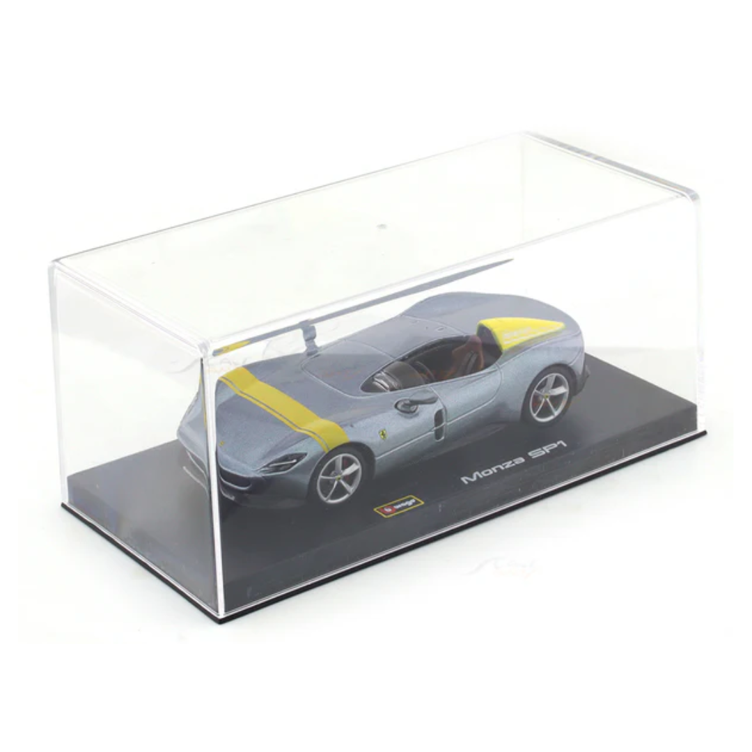 Ferrari Monza SP1 Silver 1:43 Bburago Signature diecast scale model car