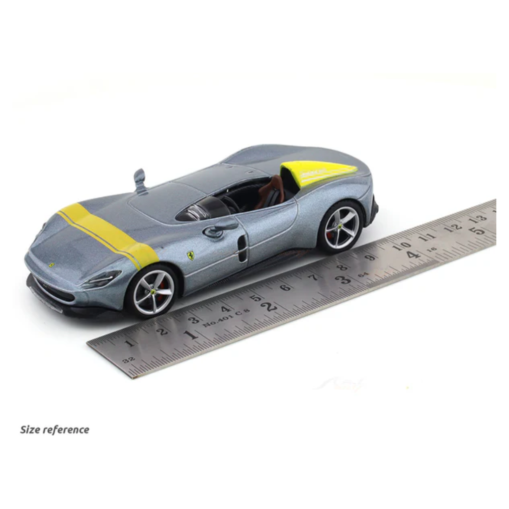 Ferrari Monza SP1 Silver 1:43 Bburago Signature diecast scale model car