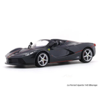 La Ferrari Aperta Black 1:43 Bburago Signature diecast scale model car
