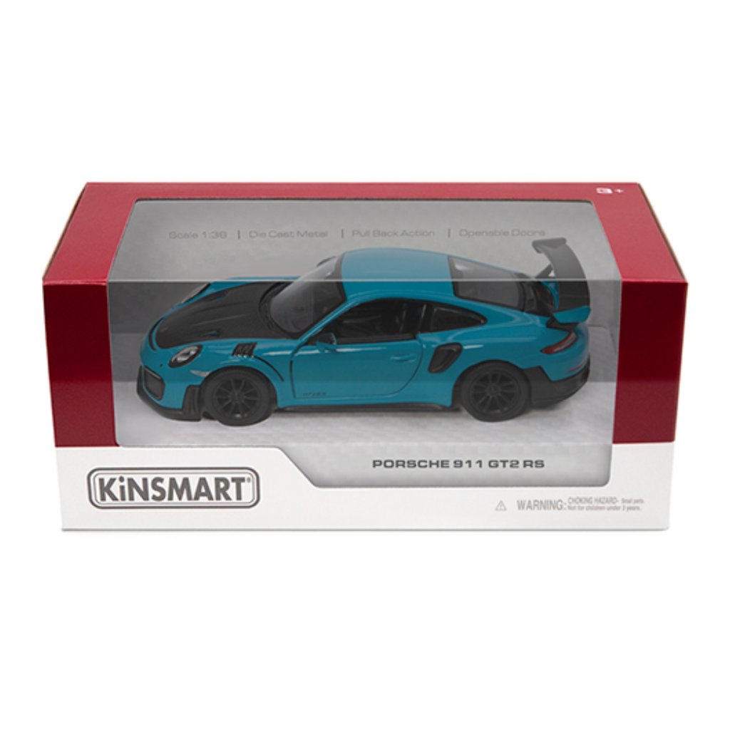 Porsche 911 GT2 RS 1:36  blue Kinsmart