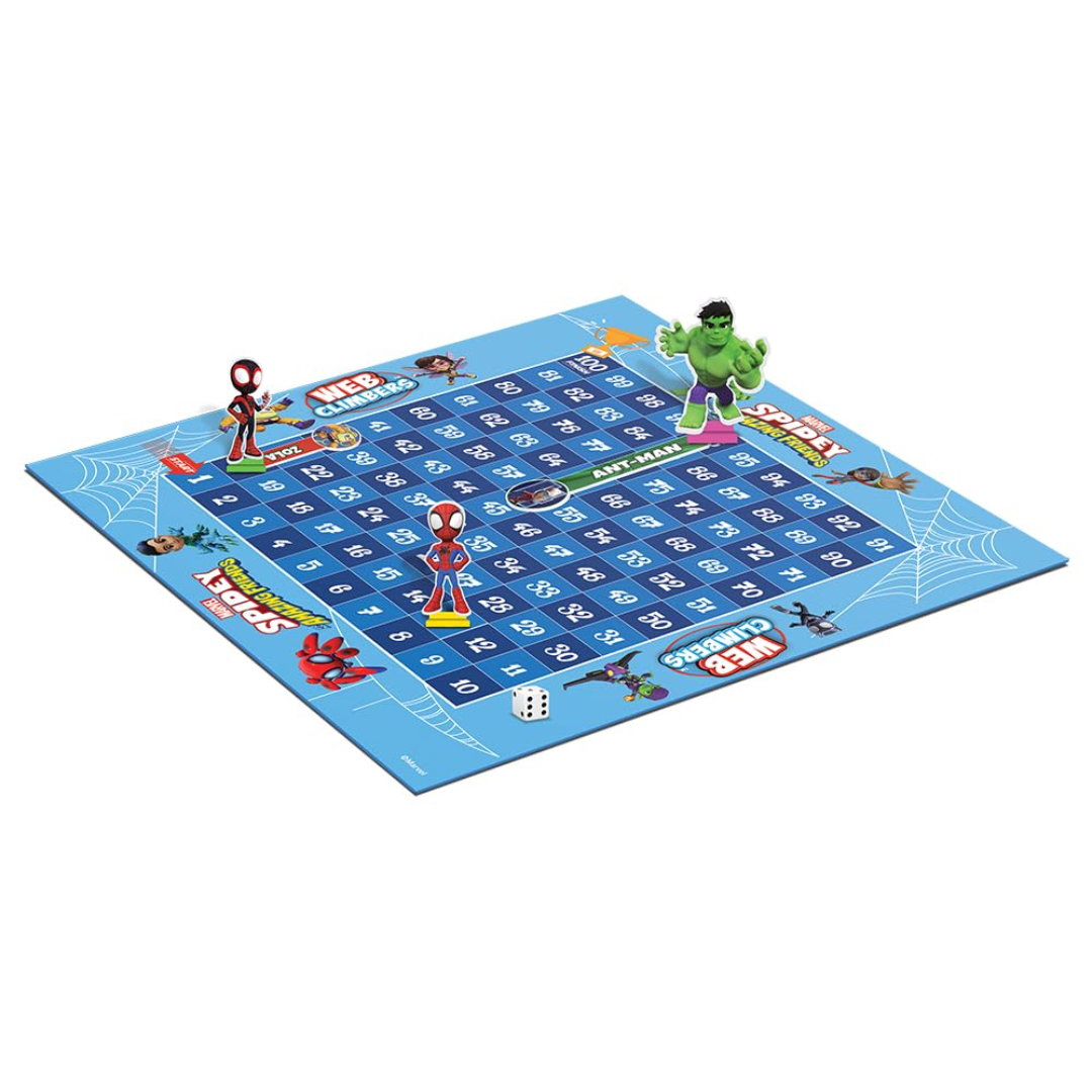 Board Marvel Spidey and His Amazing Friends Board Game | Climb with The Help of Allies to Reach The top While avoiding The Traps Set by Notorious Villains| Ages 3 and Up | for 2 to 6 Players