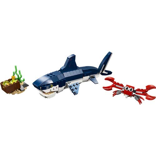 LEGO Creator 3In1 Deep Sea Creatures 31088 Building Kit (230 Piece),Multicolor