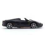 La Ferrari Aperta Black 1:43 Bburago Signature diecast scale model car