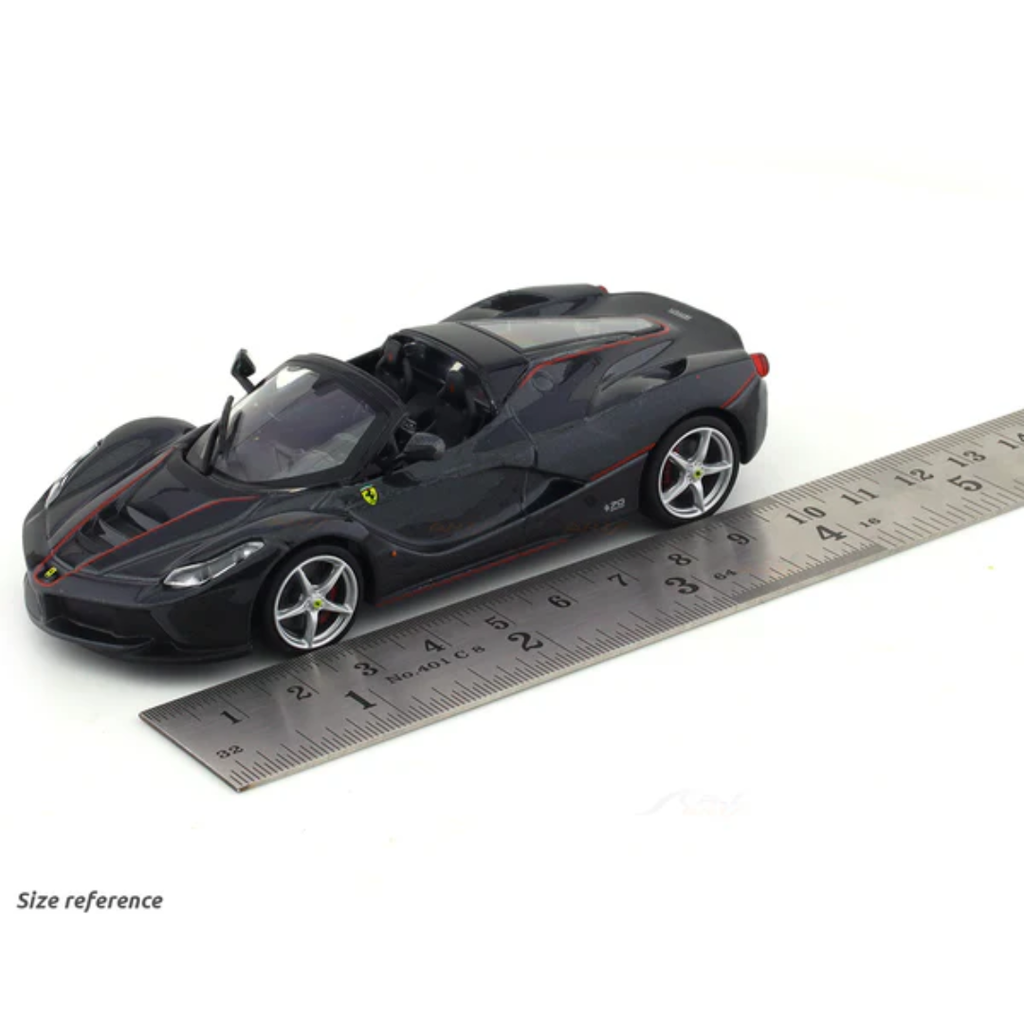La Ferrari Aperta Black 1:43 Bburago Signature diecast scale model car