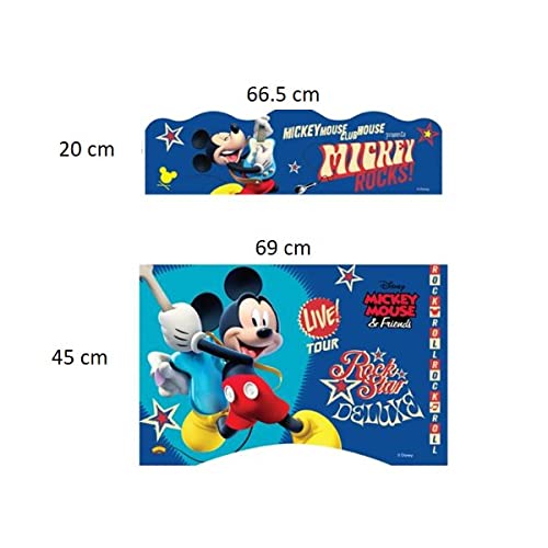 Ramson Adjustable Table & Chair Set with Mickey Graphic Print for Kids