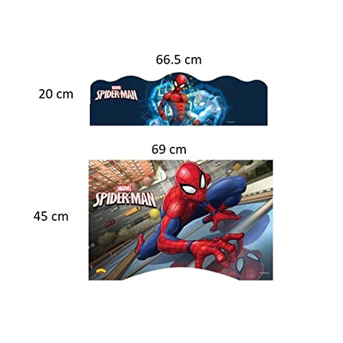 Ramson Adjustable Table & Chair Set with Spiderman Graphic Print for Kids