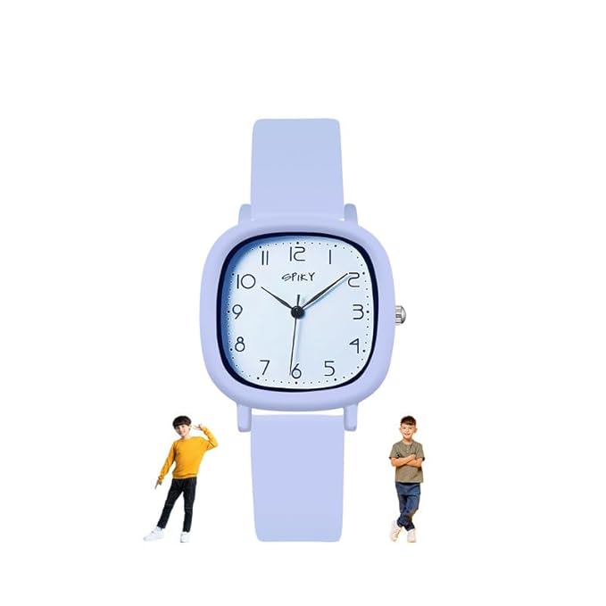 Spiky Analog Watch for Kids | Water Resistant & Lightweight | Durable & Soft Silicone Strap | Unisex Best Birthday Gift | Casual Analogue Wrist Watches for Boys & Girls | Age 2-14 yrs