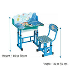 Ramson Adjustable Table & Chair Set with Frozen Graphic Print for Kids