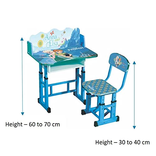 Ramson Adjustable Table & Chair Set with Frozen Graphic Print for Kids