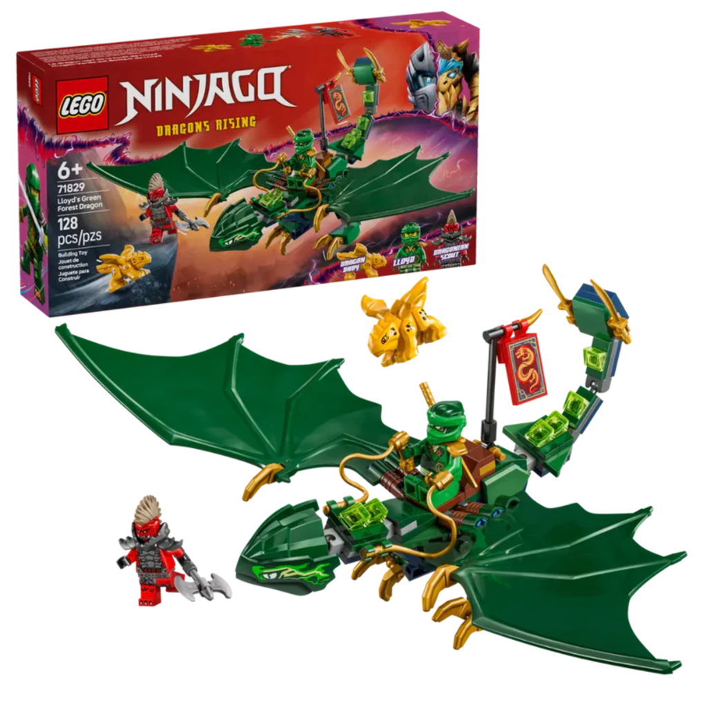 Lego 71829 Ninjago Lloyd's Green Forest Dragon (128 Pieces)