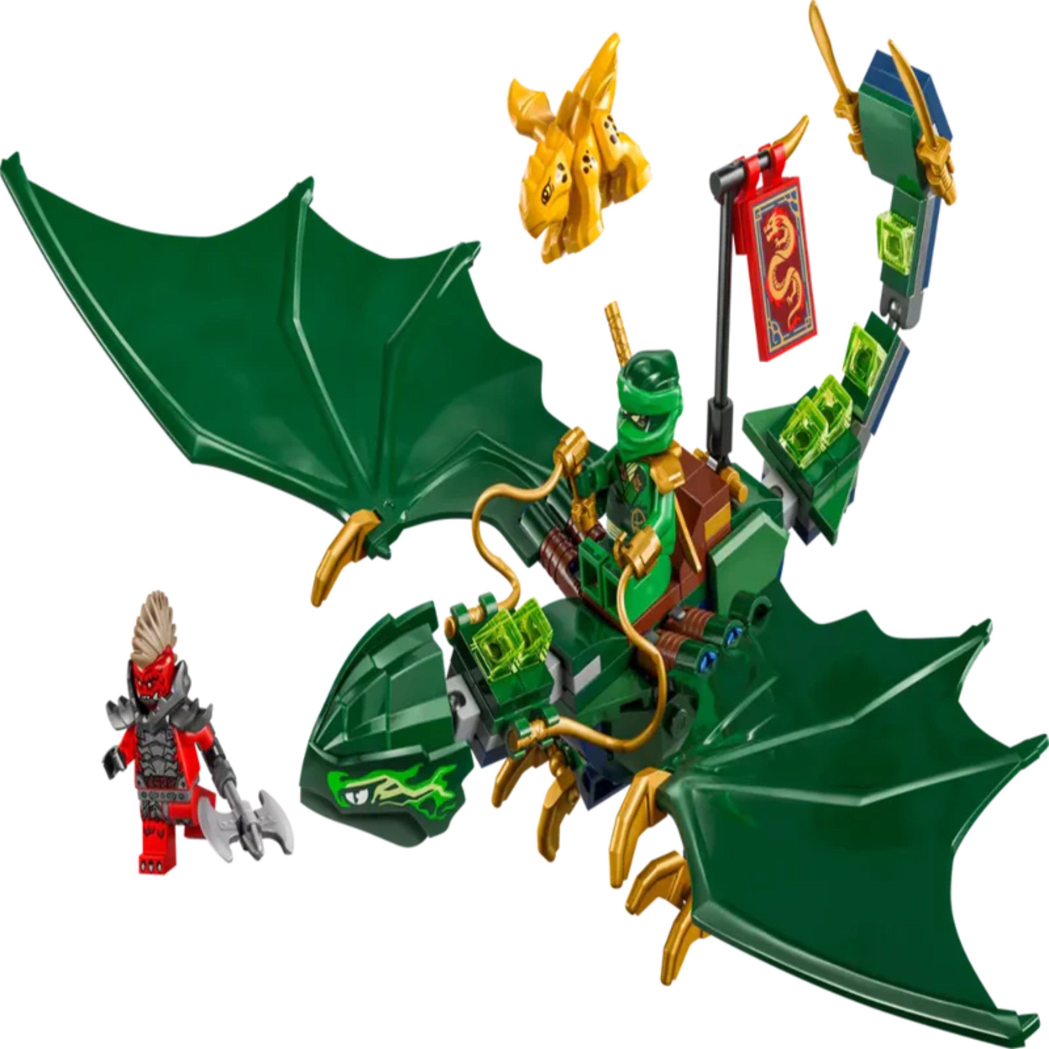 Lego 71829 Ninjago Lloyd's Green Forest Dragon (128 Pieces)