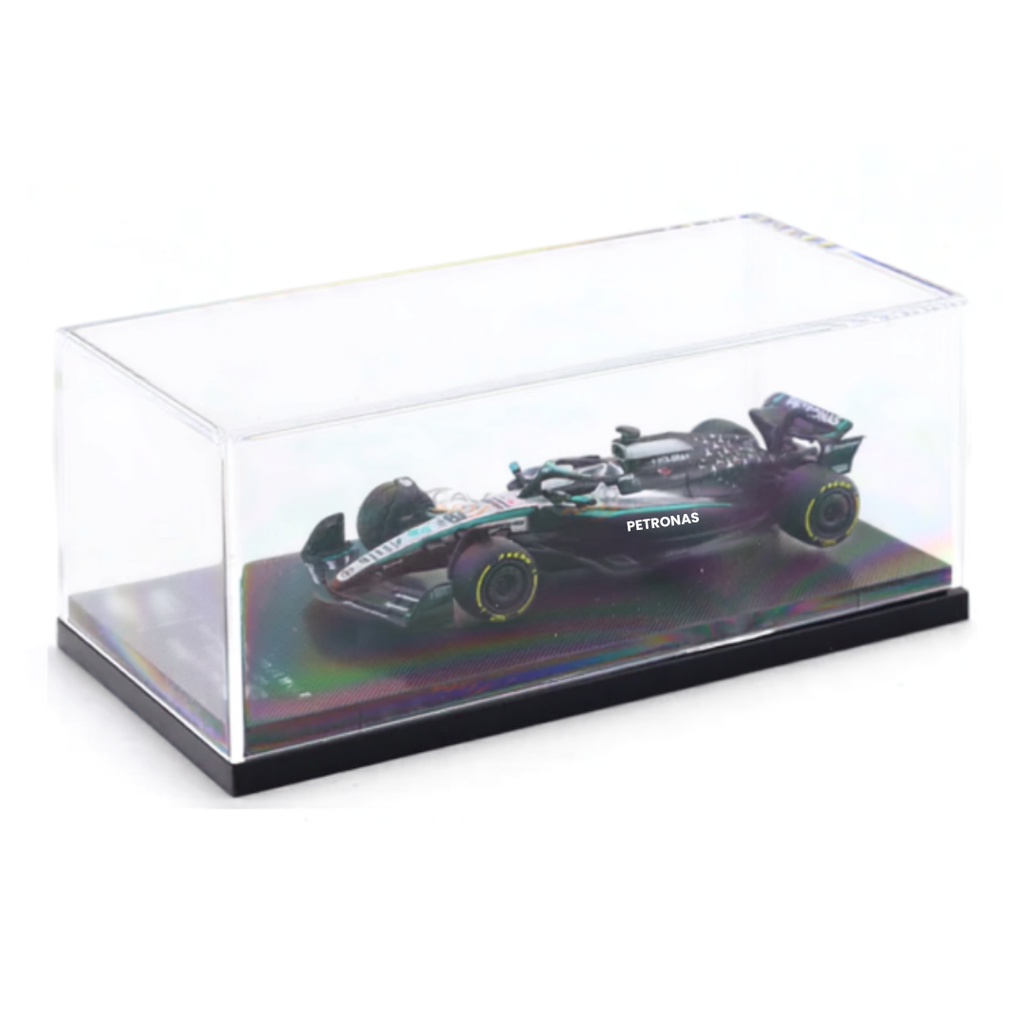 2025 Mercedes-Benz W16 No 63 1:64 Bburago Licensed Diecast Formula 1 Scale Model Car Collectible