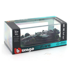 2025 Mercedes-Benz W16 No 63 1:64 Bburago Licensed Diecast Formula 1 Scale Model Car Collectible