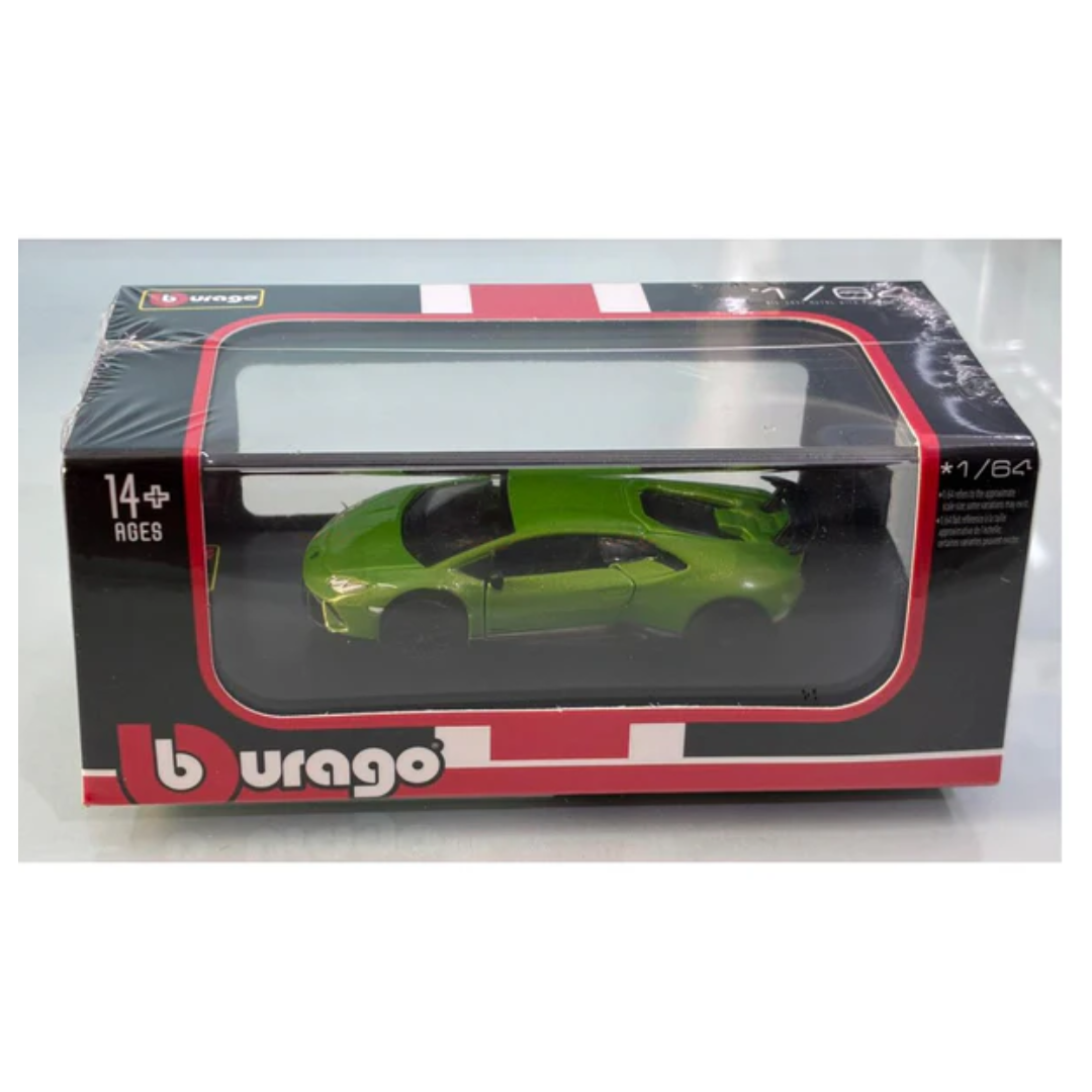 Lamborghini Huracan Performante green 1:64 Bburago Licensed Diecast Scale Model Car Collectible