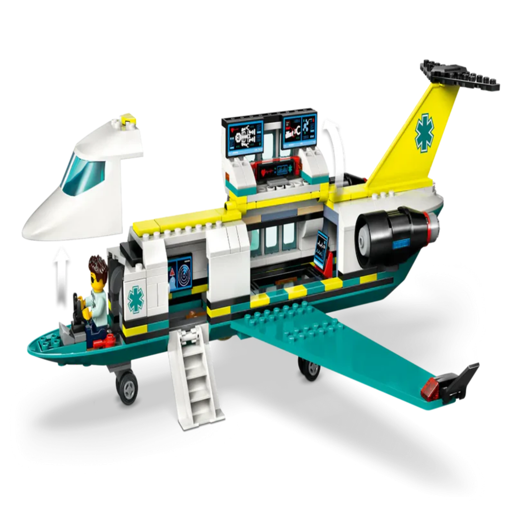 Lego 60465 City Emergency Air Ambulance Airplane (403 Pieces)