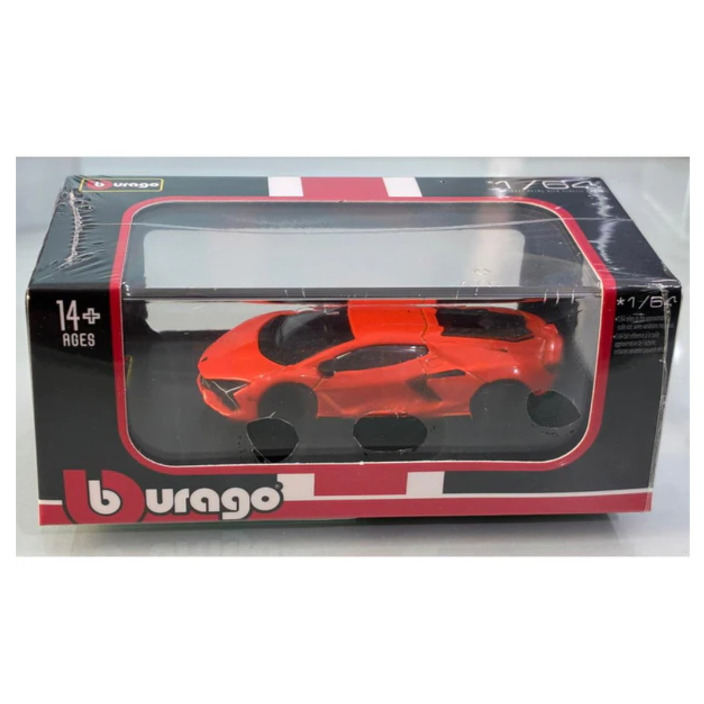 Lamborghini Revuelto orange 1:64 Bburago Licensed Diecast Scale Model Car Collectible
