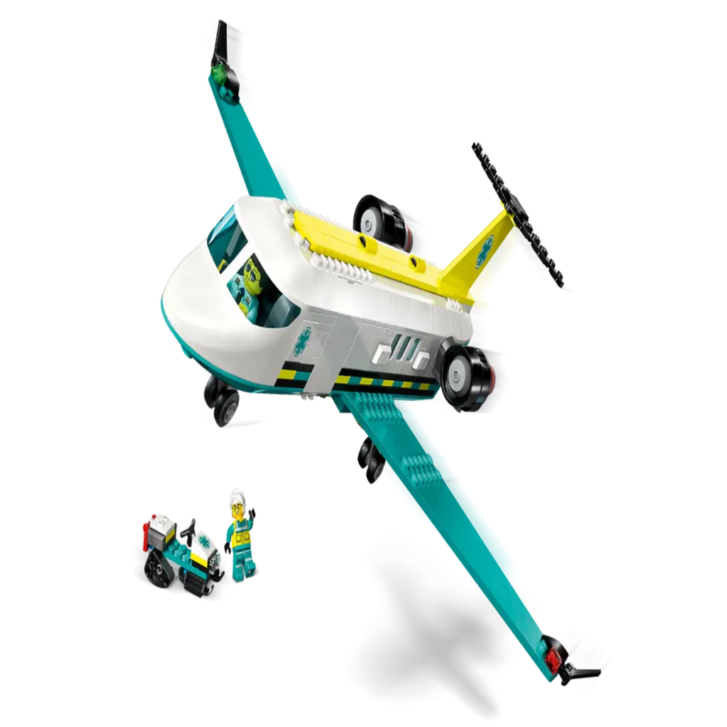 Lego 60465 City Emergency Air Ambulance Airplane (403 Pieces)
