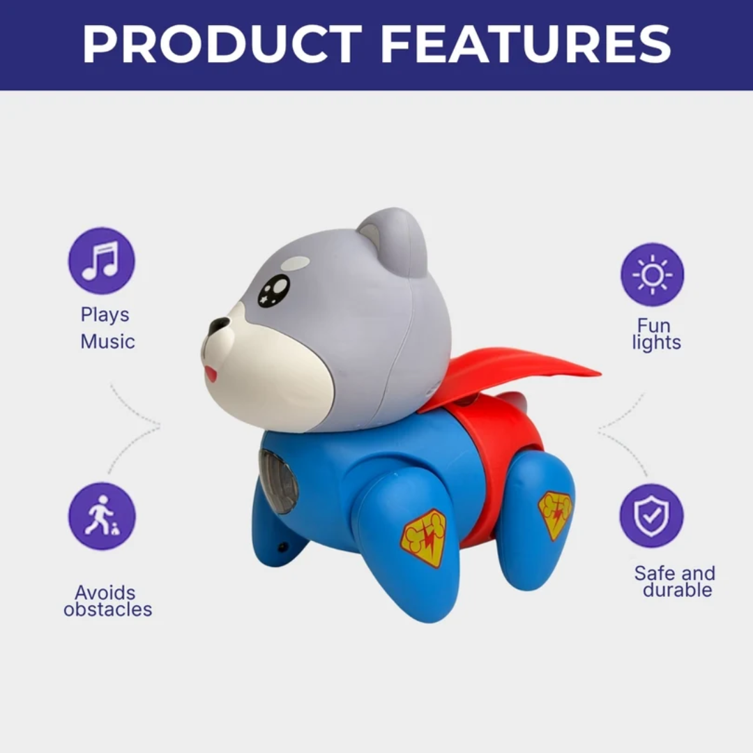 Jumpy Super Dog - Interactive Musical Toy, Ages 1+ Years