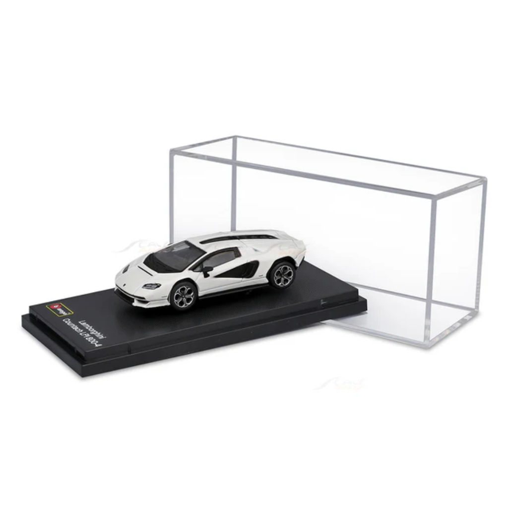 Lamborghini Countach LPI 800-4 white 1:64 Bburago Licensed Diecast Scale Model Car Collectible