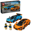 Lego 77238 Speed Champions Lamborghini Revuelto & Huracán STO (607 Pieces)