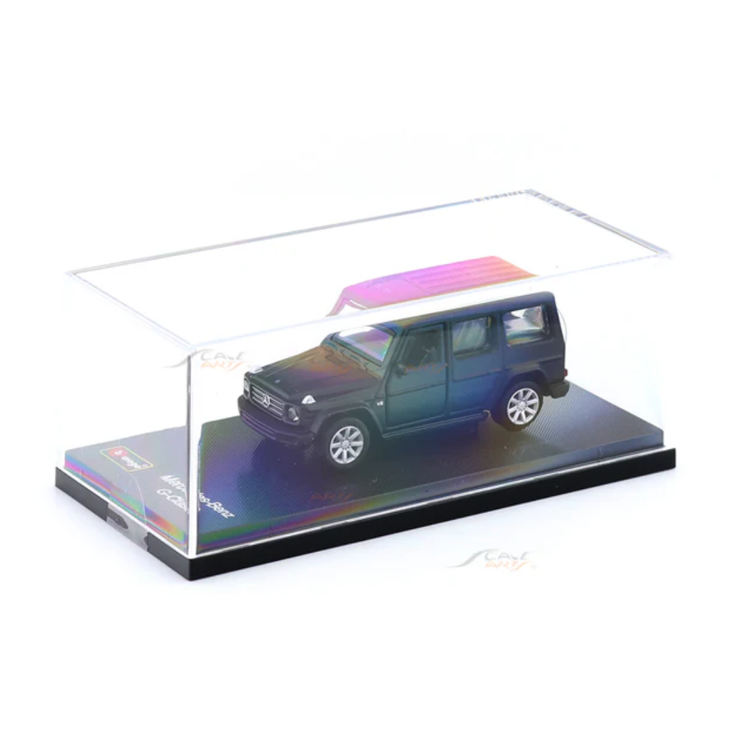 Mercedes-Benz G Class Matte Black 1:64 Bburago Licensed Diecast Scale Model Car Collectible