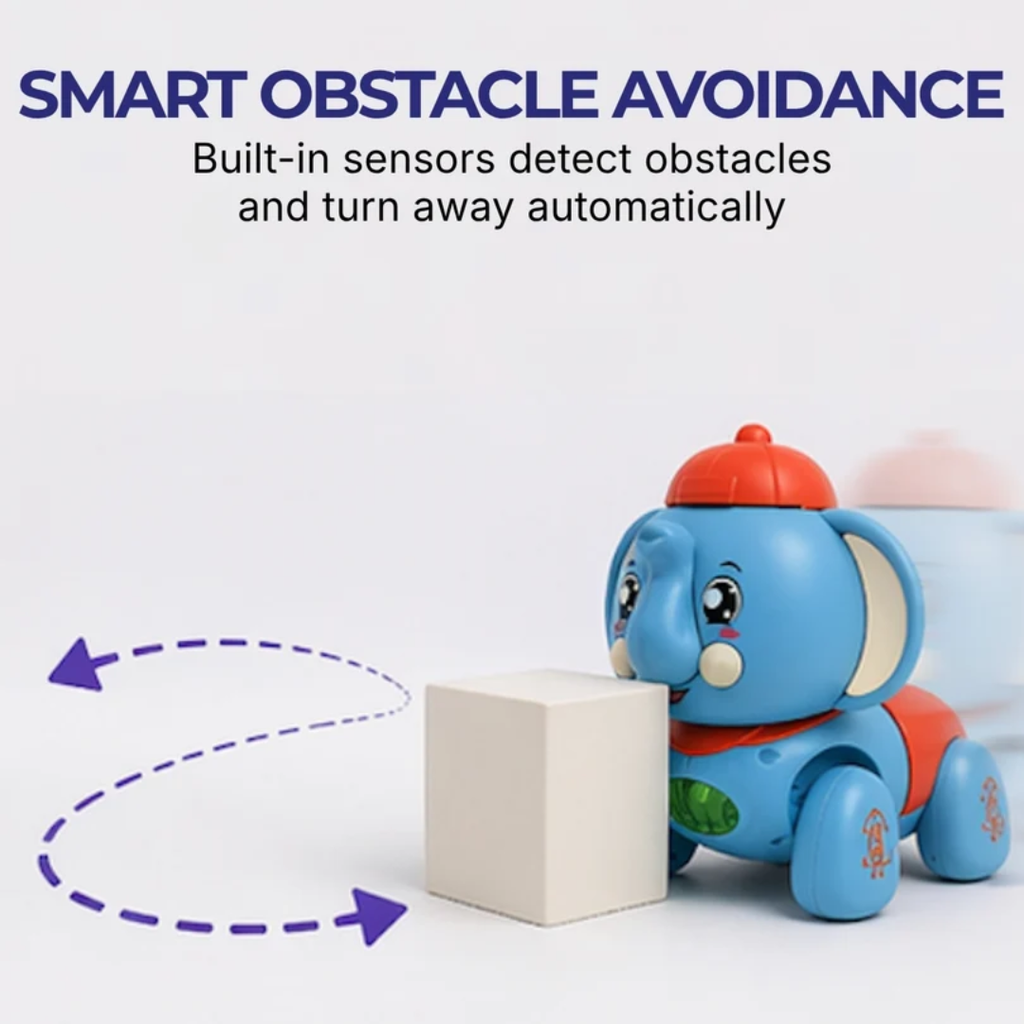 Jumpy Elephant - Interactive Musical Toy, Ages 1+ Years