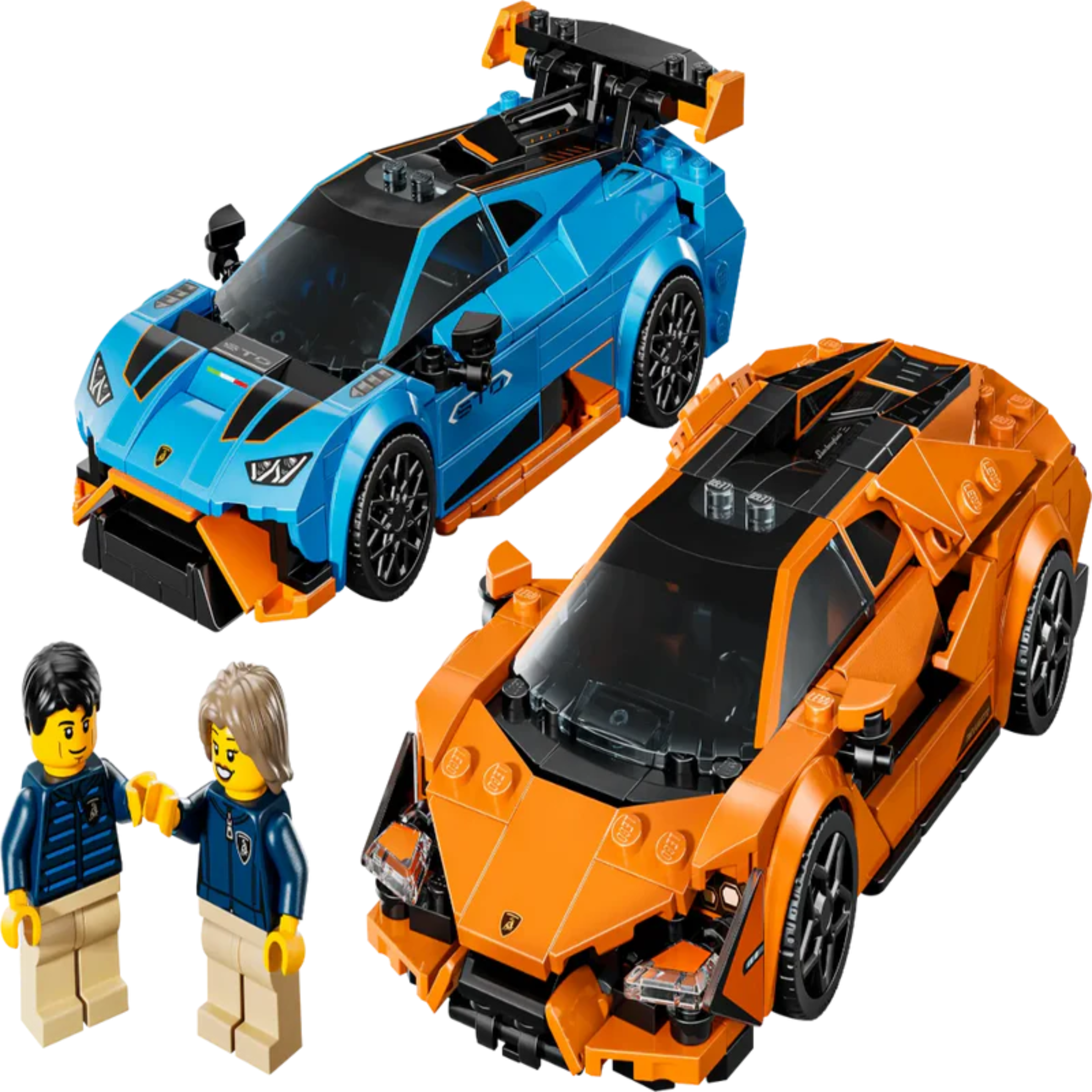 Lego 77238 Speed Champions Lamborghini Revuelto & Huracán STO (607 Pieces)