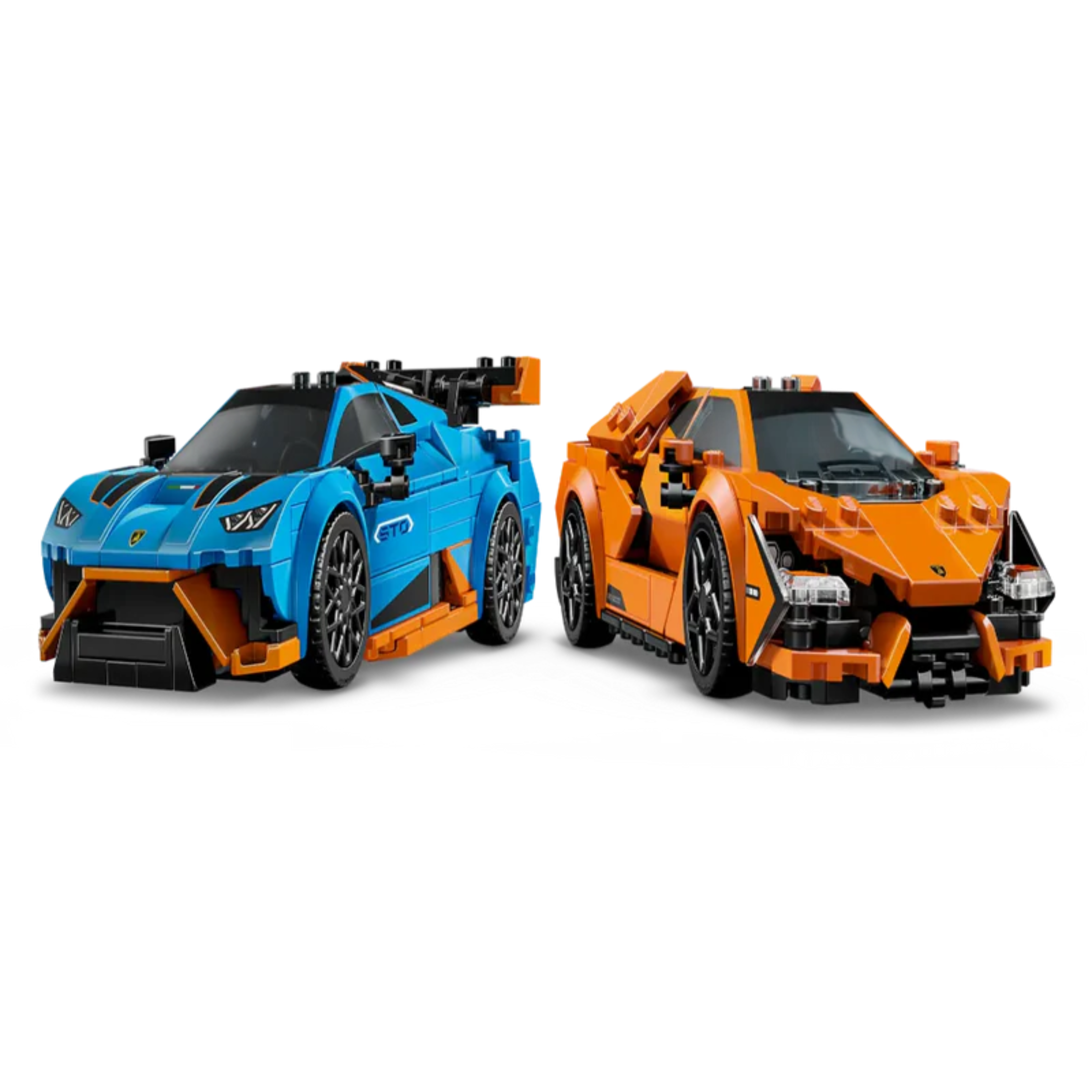 Lego 77238 Speed Champions Lamborghini Revuelto & Huracán STO (607 Pieces)