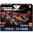 Roaring F1 Race Car Building Block Toy Set for 7+ (467 Pcs) Racing Car Construction Toy for Kids Age 7+ | STEM Learning Toy | Creative DIY Model Kit for Gifting Boys & Girls