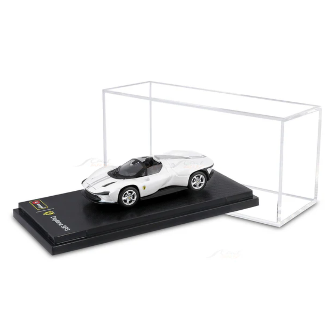 Ferrari Daytona SP3 white 1:64 Bburago Licensed Diecast Scale Model Car Collectible