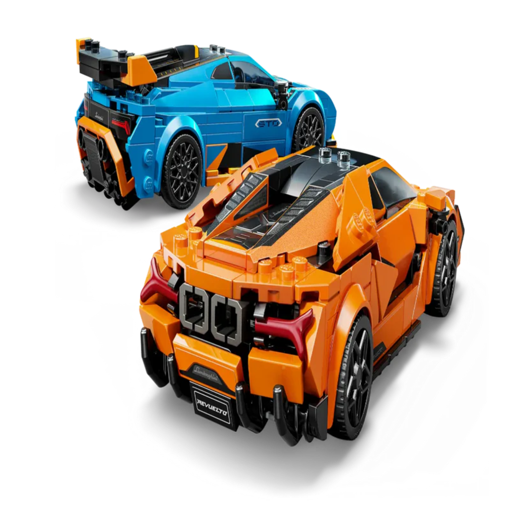 Lego 77238 Speed Champions Lamborghini Revuelto & Huracán STO (607 Pieces)