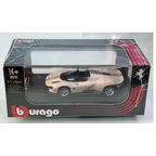 Ferrari Daytona SP3 white 1:64 Bburago Licensed Diecast Scale Model Car Collectible