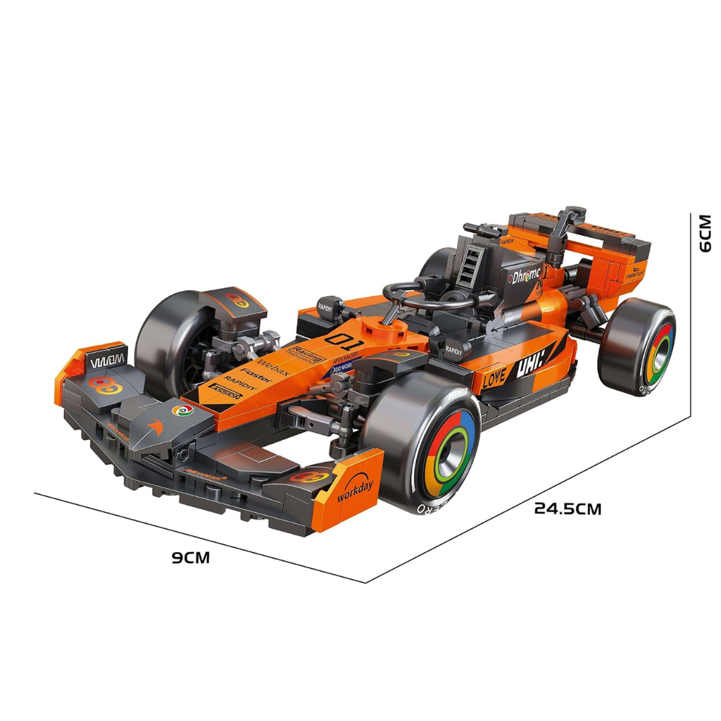 Roaring F1 Race Car Building Block Toy Set for 7+ (467 Pcs) Racing Car Construction Toy for Kids Age 7+ | STEM Learning Toy | Creative DIY Model Kit for Gifting Boys & Girls