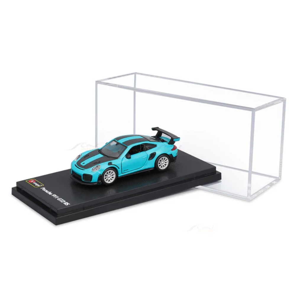 Porsche 911 GT2 RS blue 1:64 Bburago Licensed Diecast Scale Model Car Collectible
