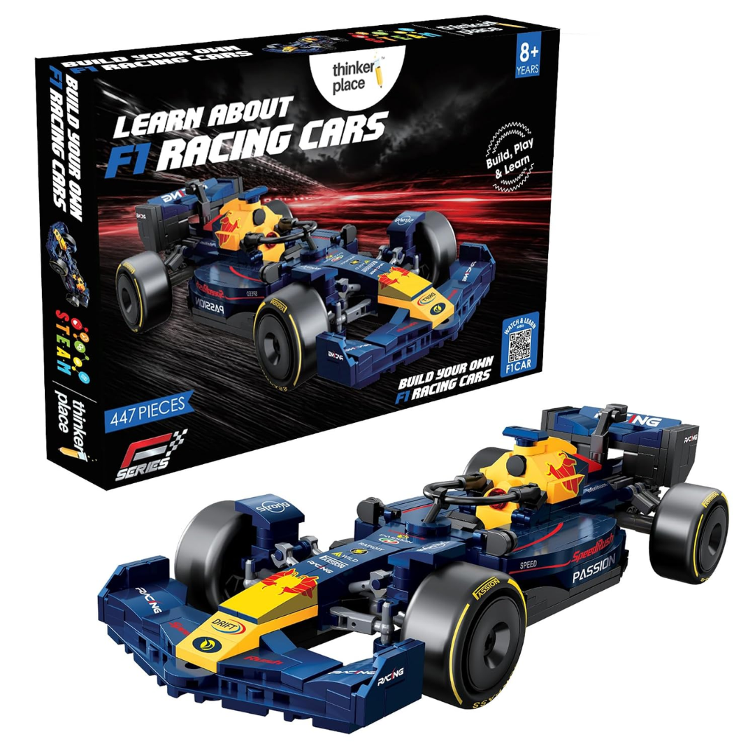 Gallop F1 Race Car Building Block Toy Set for 7+ (447 Pcs) Racing Car Construction Toy for Kids Age 7+ | STEM Learning Toy | Creative DIY Model Kit for Gifting Boys & Girls